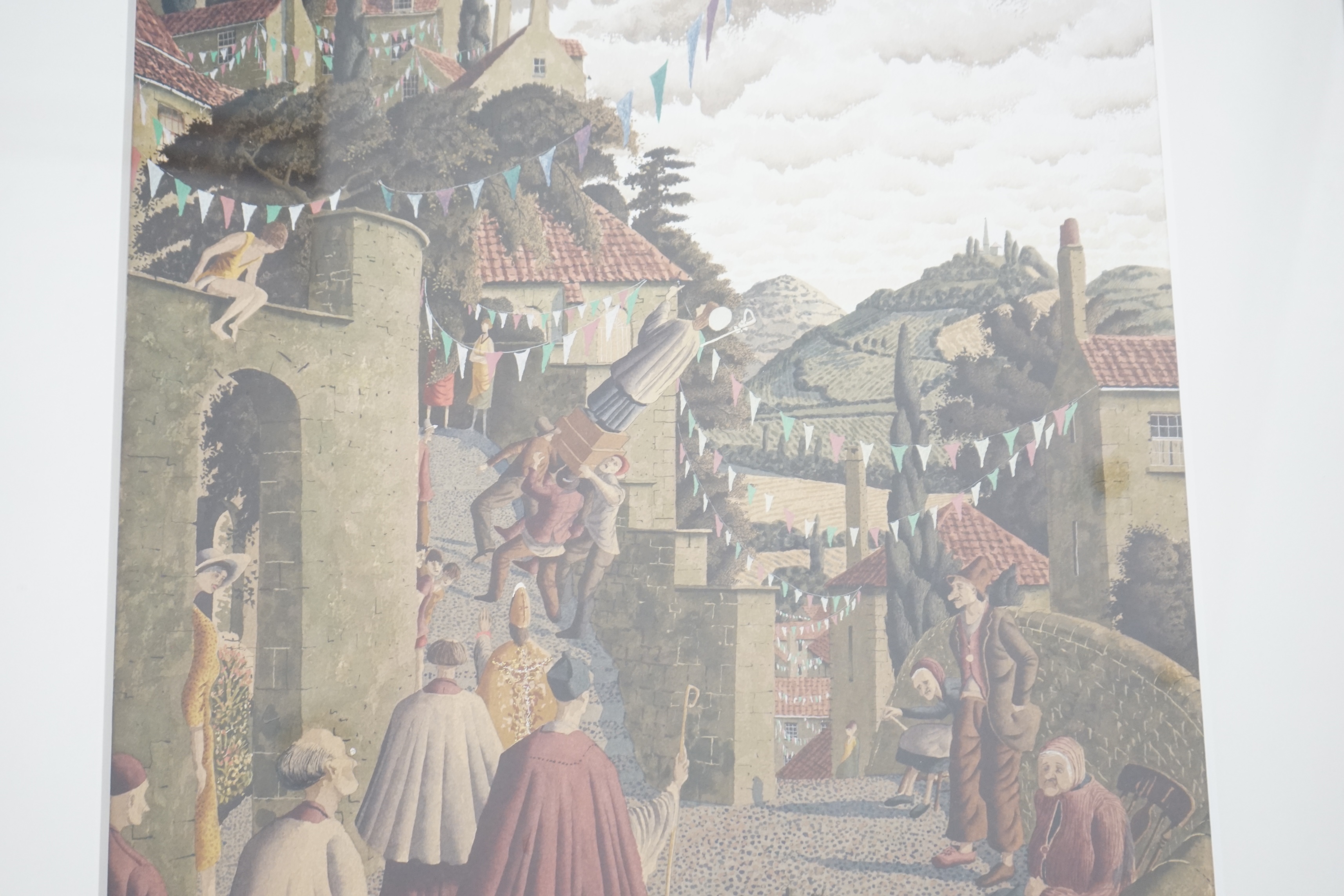 Simon Palmer (English, b.1956), 'The Patronal Festival', watercolour and gouache, 66 x 50cm